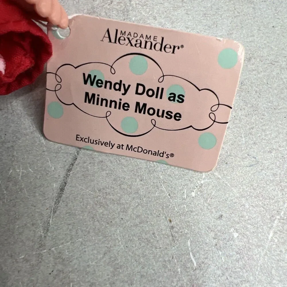 2004 Madame Alexander McDonald's Happy Meal Toy WENDY as‎ MINNIE MOUSE 5.5